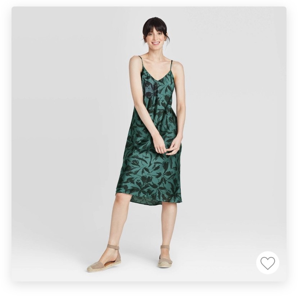Plus Size Floral Slip Dress